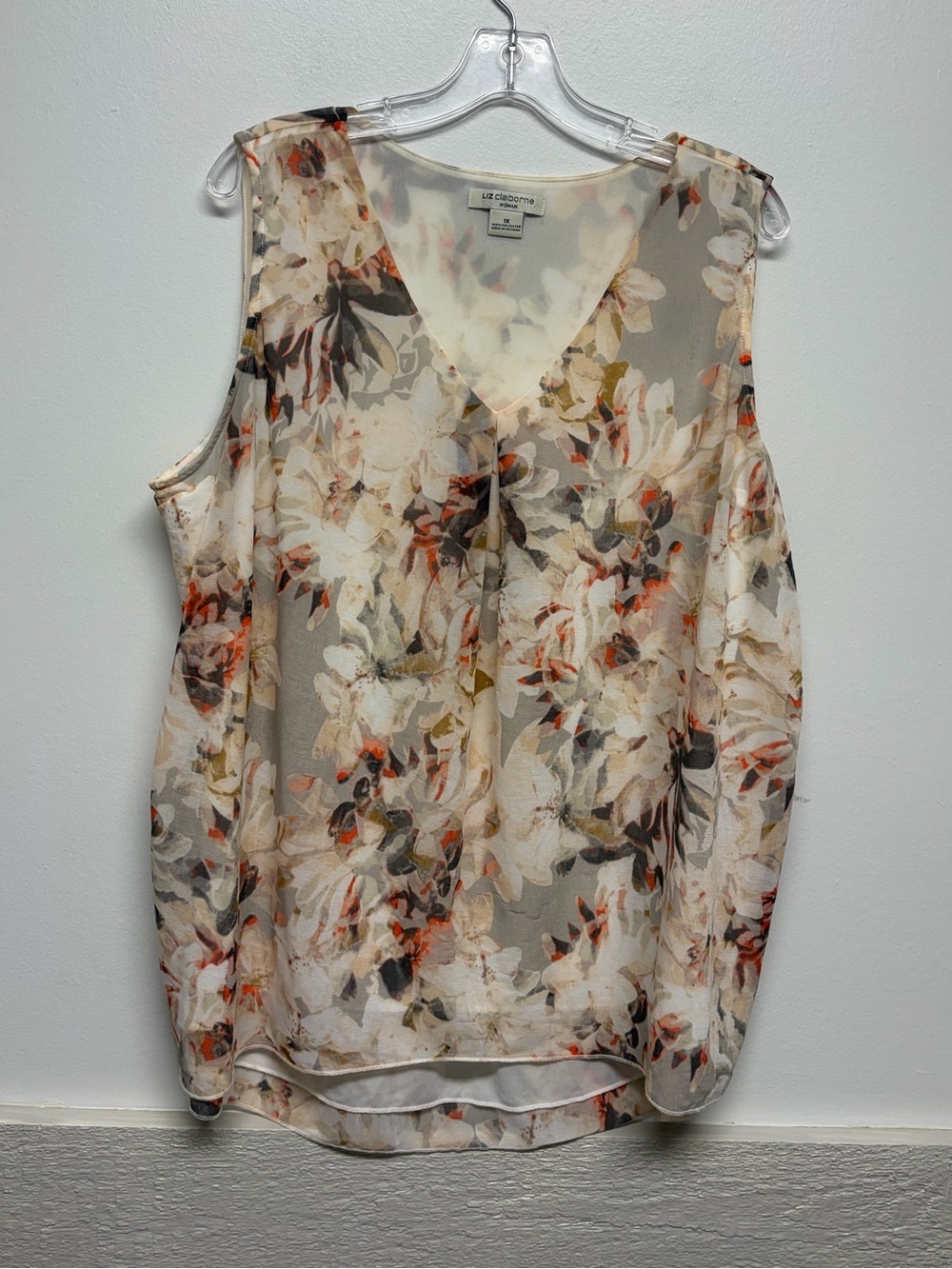 Plus Size Sleeveless Top 1X